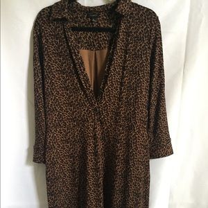 Animal Print Midi Dress